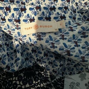 Floral Sleeveless Dress in Blue and White